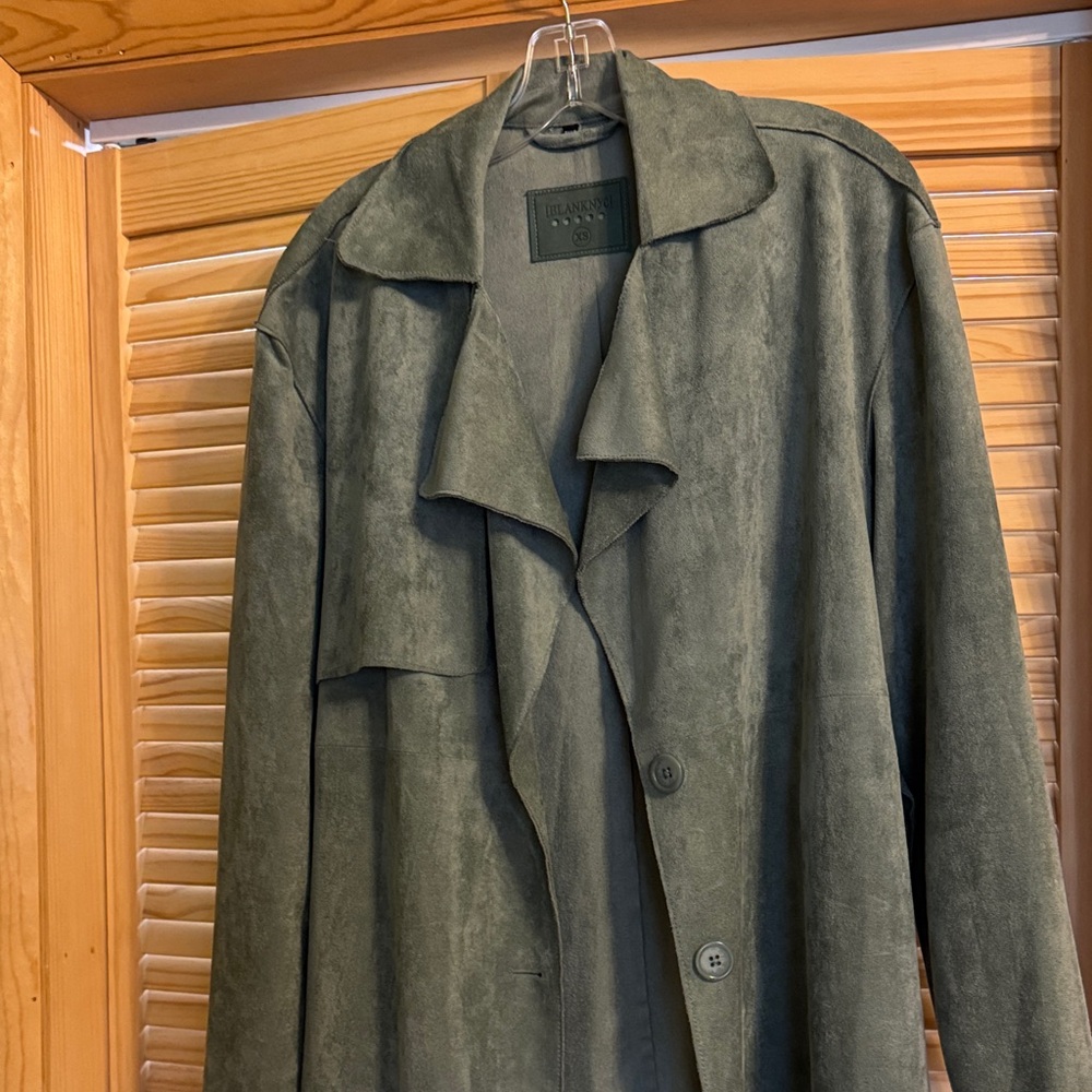 Blank NYC Olive Trench Coat